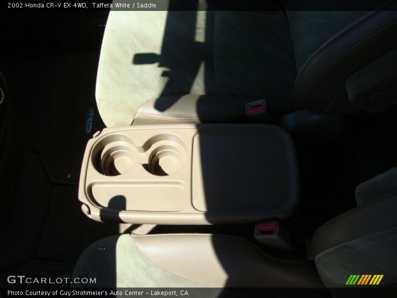 Taffeta White / Saddle 2002 Honda CR-V EX 4WD