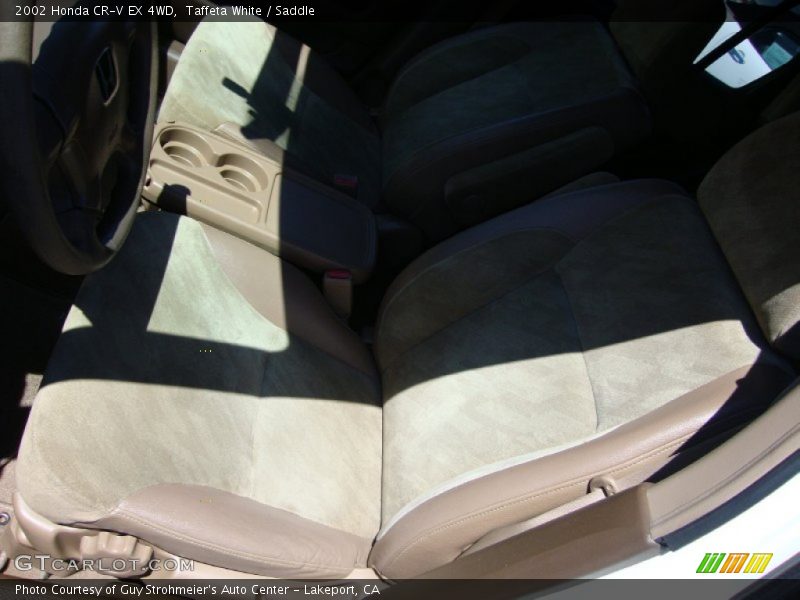 Taffeta White / Saddle 2002 Honda CR-V EX 4WD