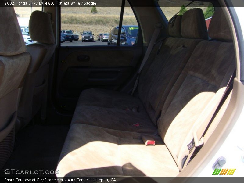 Taffeta White / Saddle 2002 Honda CR-V EX 4WD