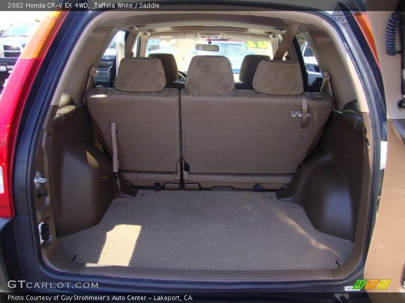 Taffeta White / Saddle 2002 Honda CR-V EX 4WD