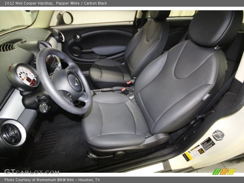 Pepper White / Carbon Black 2012 Mini Cooper Hardtop