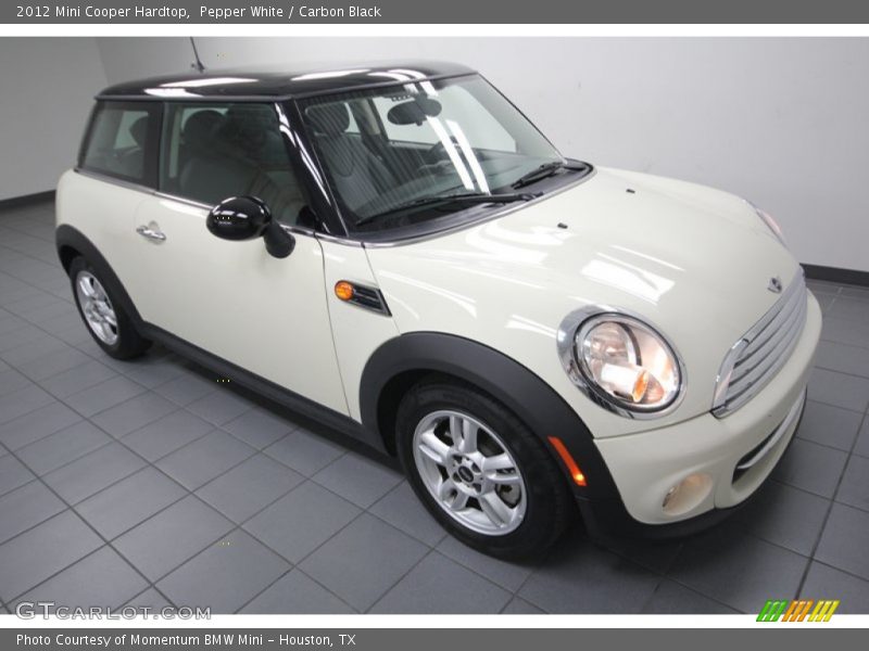 Pepper White / Carbon Black 2012 Mini Cooper Hardtop