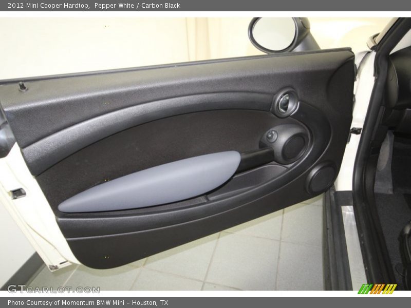 Pepper White / Carbon Black 2012 Mini Cooper Hardtop