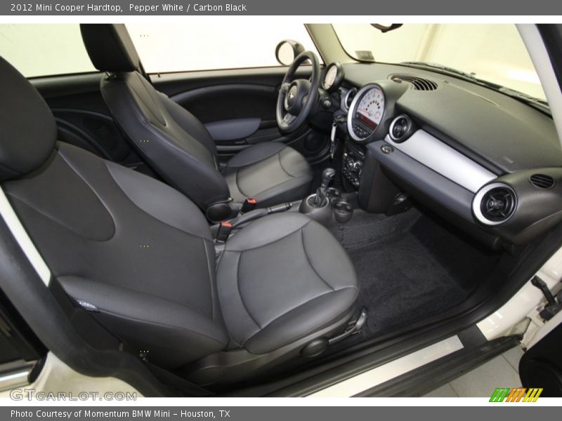 Pepper White / Carbon Black 2012 Mini Cooper Hardtop