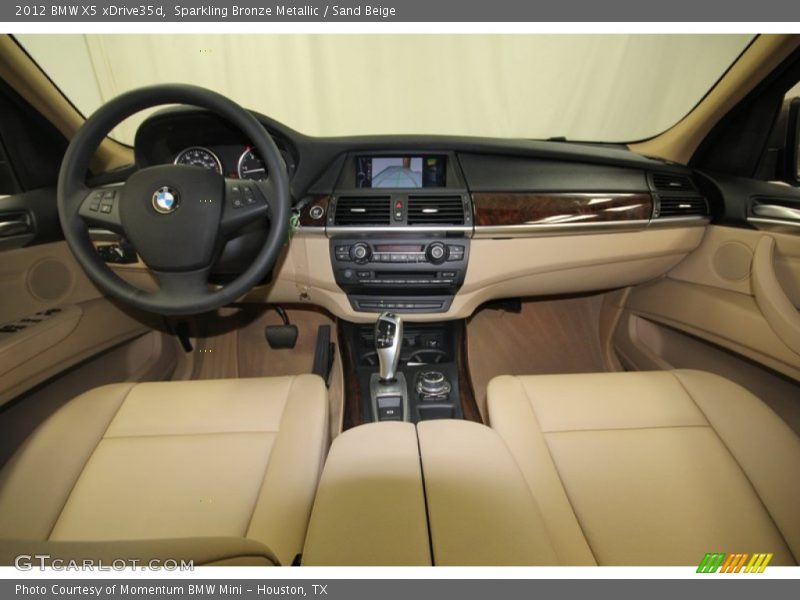 Sparkling Bronze Metallic / Sand Beige 2012 BMW X5 xDrive35d