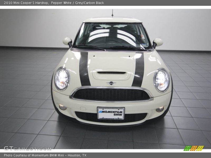 Pepper White / Grey/Carbon Black 2010 Mini Cooper S Hardtop