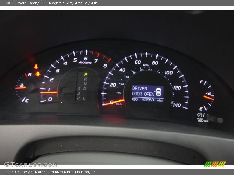 Magnetic Gray Metallic / Ash 2008 Toyota Camry XLE