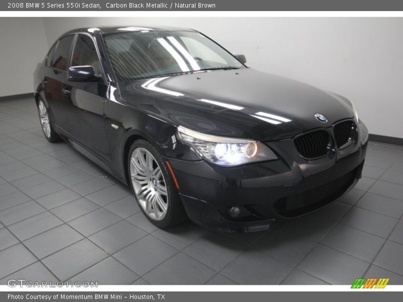 Front 3/4 View of 2008 5 Series 550i Sedan