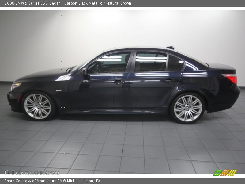  2008 5 Series 550i Sedan Carbon Black Metallic
