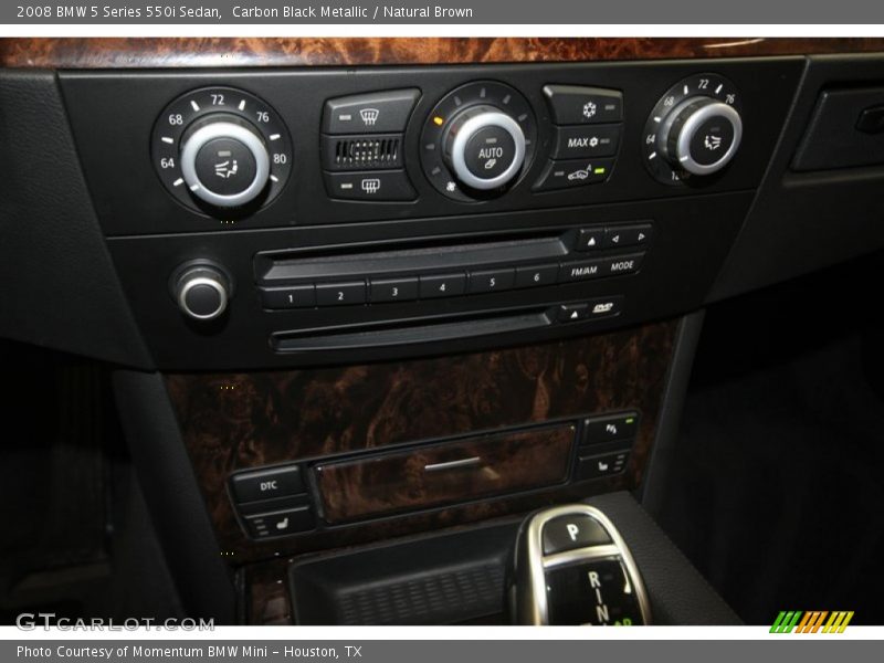 Controls of 2008 5 Series 550i Sedan