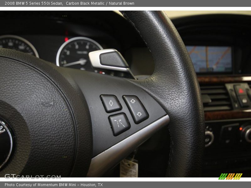 Controls of 2008 5 Series 550i Sedan