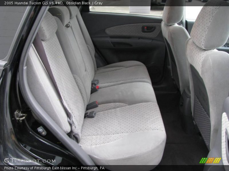 Obsidian Black / Gray 2005 Hyundai Tucson GLS V6 4WD