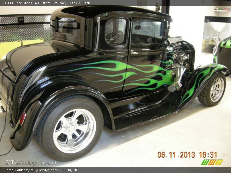 Black / Black 1931 Ford Model A Custom Hot Rod