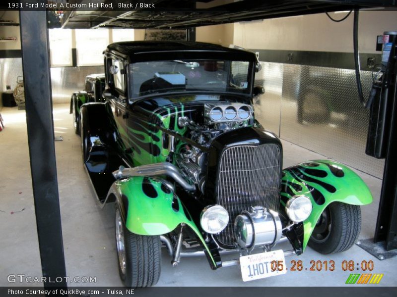Black / Black 1931 Ford Model A Custom Hot Rod