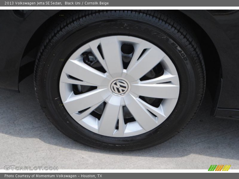 Black Uni / Cornsilk Beige 2013 Volkswagen Jetta SE Sedan