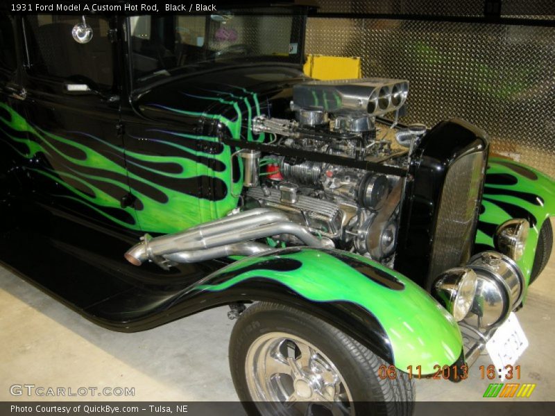 Black / Black 1931 Ford Model A Custom Hot Rod