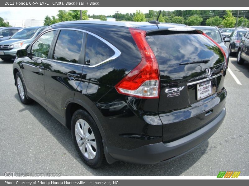 Crystal Black Pearl / Black 2012 Honda CR-V EX-L