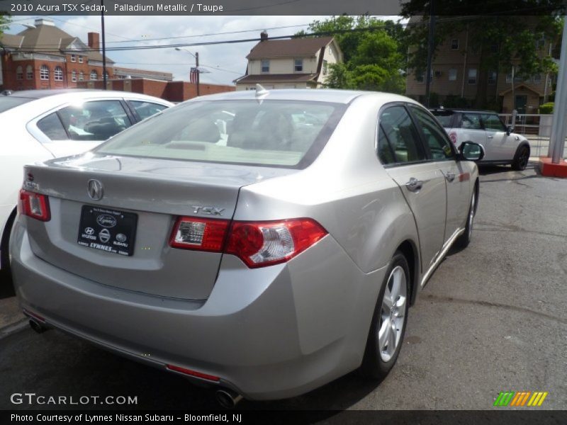 Palladium Metallic / Taupe 2010 Acura TSX Sedan
