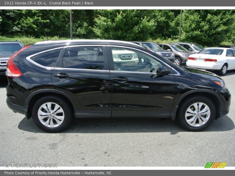 Crystal Black Pearl / Black 2012 Honda CR-V EX-L