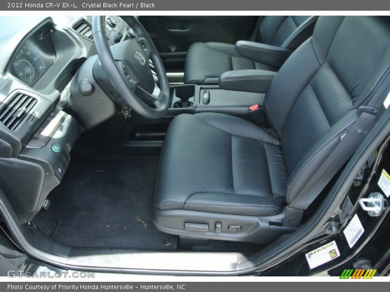 Crystal Black Pearl / Black 2012 Honda CR-V EX-L