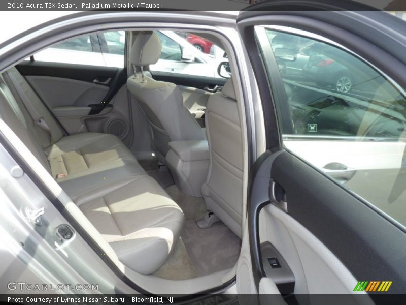 Palladium Metallic / Taupe 2010 Acura TSX Sedan