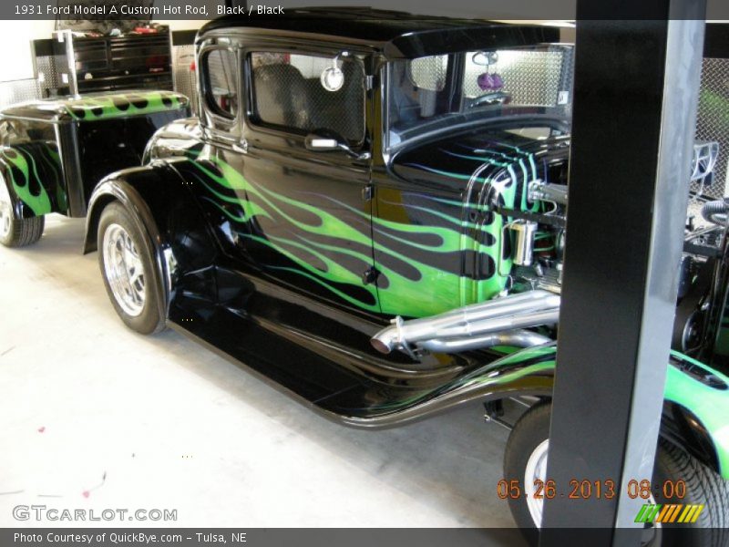 Black / Black 1931 Ford Model A Custom Hot Rod