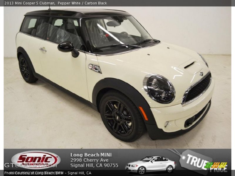 Pepper White / Carbon Black 2013 Mini Cooper S Clubman