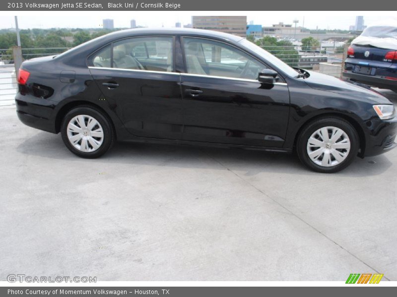 Black Uni / Cornsilk Beige 2013 Volkswagen Jetta SE Sedan