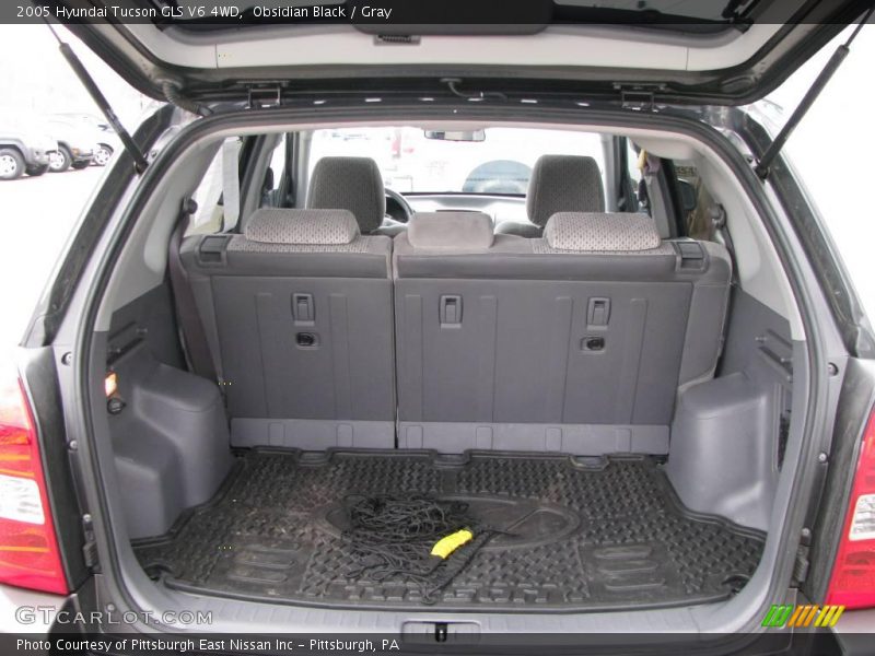 Obsidian Black / Gray 2005 Hyundai Tucson GLS V6 4WD