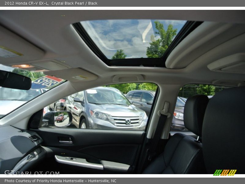 Crystal Black Pearl / Black 2012 Honda CR-V EX-L