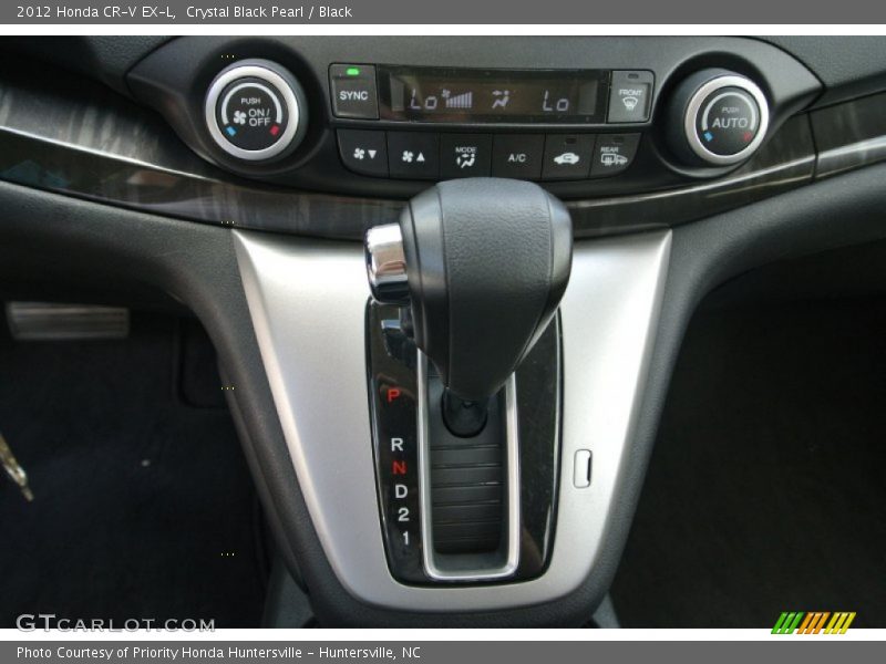 Crystal Black Pearl / Black 2012 Honda CR-V EX-L