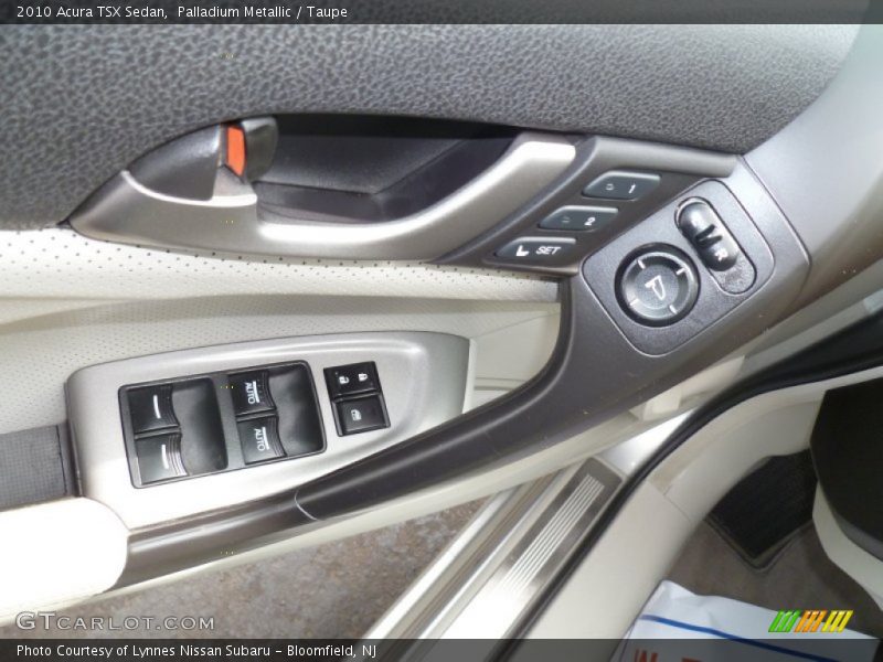 Palladium Metallic / Taupe 2010 Acura TSX Sedan
