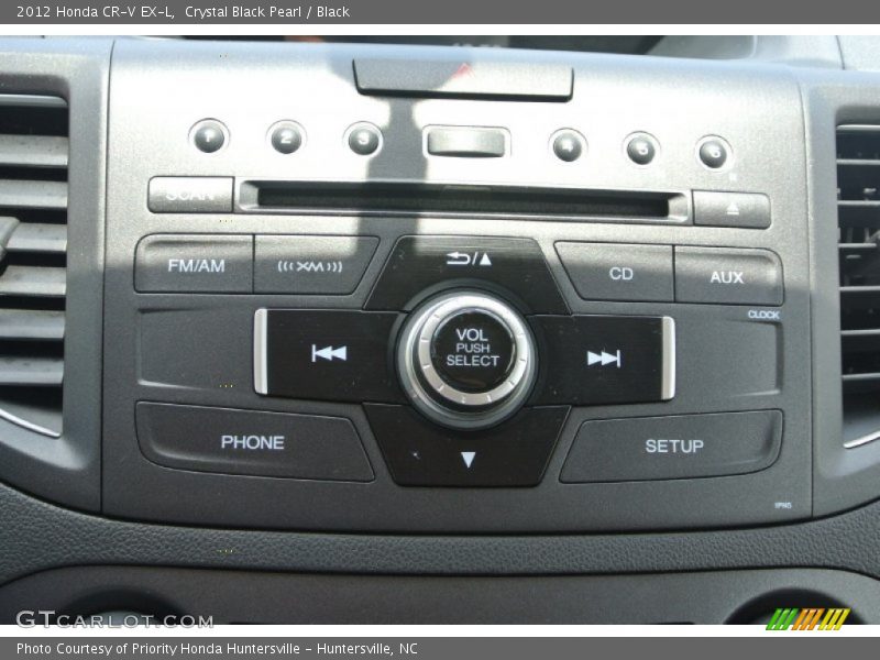 Crystal Black Pearl / Black 2012 Honda CR-V EX-L