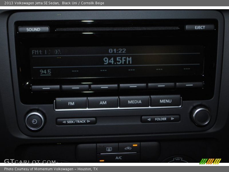 Black Uni / Cornsilk Beige 2013 Volkswagen Jetta SE Sedan