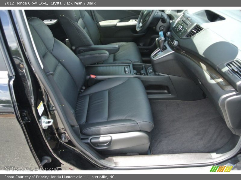 Crystal Black Pearl / Black 2012 Honda CR-V EX-L