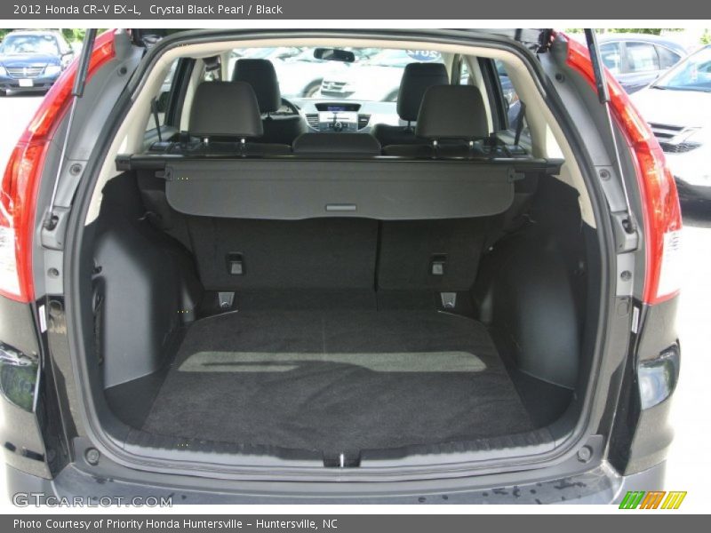 Crystal Black Pearl / Black 2012 Honda CR-V EX-L