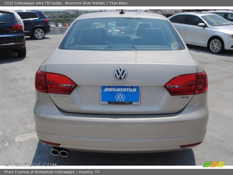 Moonrock Silver Metallic / Titan Black 2013 Volkswagen Jetta TDI Sedan