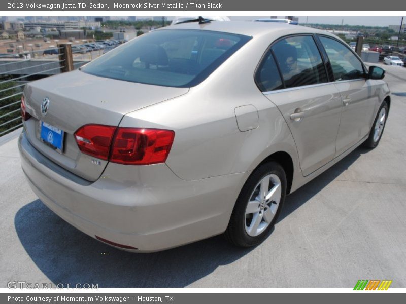 Moonrock Silver Metallic / Titan Black 2013 Volkswagen Jetta TDI Sedan