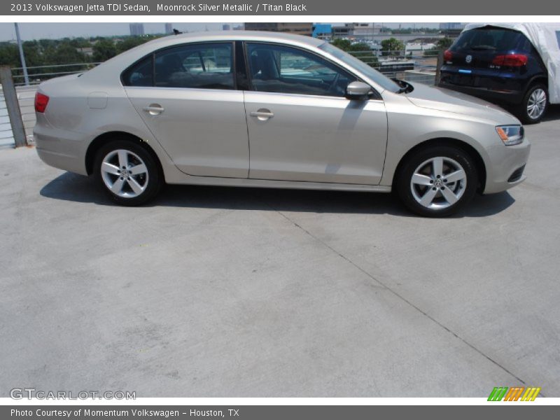 Moonrock Silver Metallic / Titan Black 2013 Volkswagen Jetta TDI Sedan