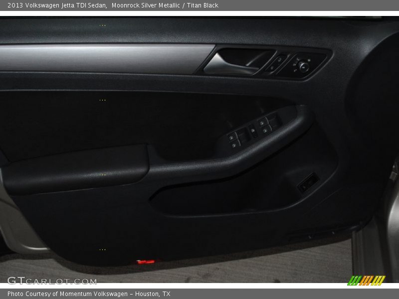 Moonrock Silver Metallic / Titan Black 2013 Volkswagen Jetta TDI Sedan