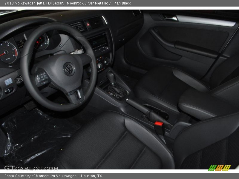 Moonrock Silver Metallic / Titan Black 2013 Volkswagen Jetta TDI Sedan