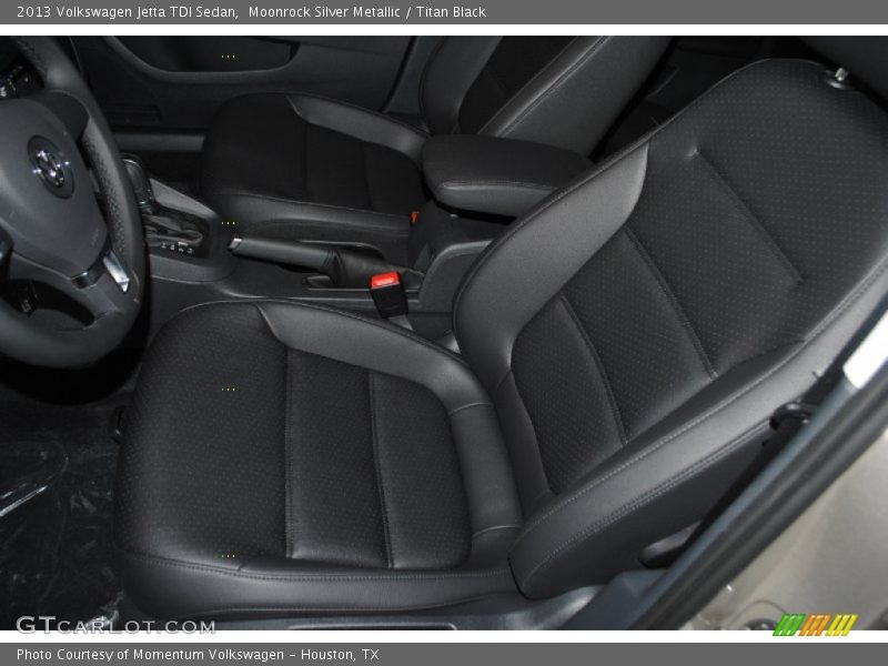 Moonrock Silver Metallic / Titan Black 2013 Volkswagen Jetta TDI Sedan