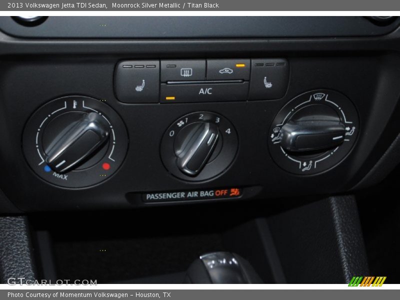 Moonrock Silver Metallic / Titan Black 2013 Volkswagen Jetta TDI Sedan