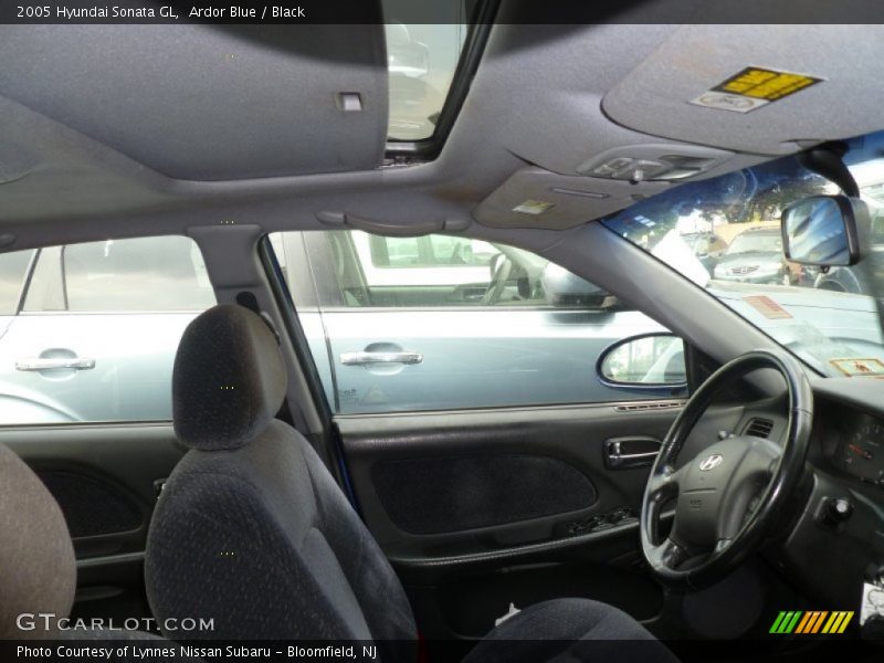 Ardor Blue / Black 2005 Hyundai Sonata GL
