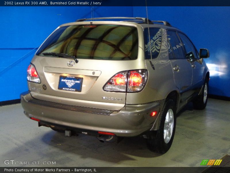 Burnished Gold Metallic / Ivory 2002 Lexus RX 300 AWD
