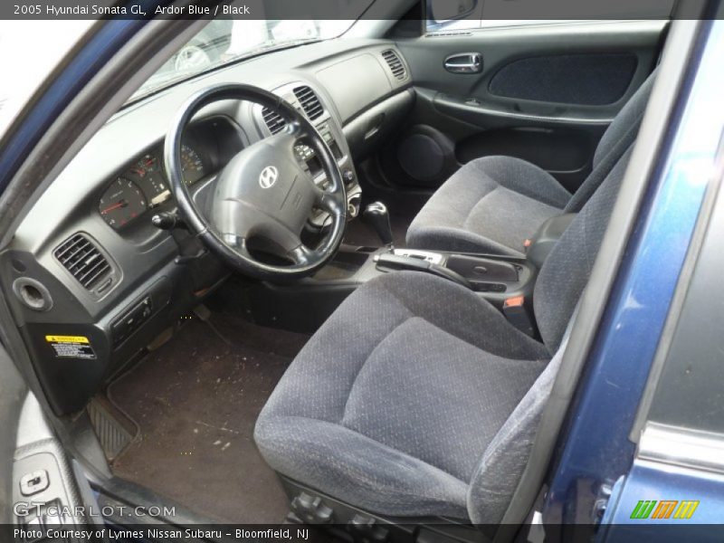 Ardor Blue / Black 2005 Hyundai Sonata GL