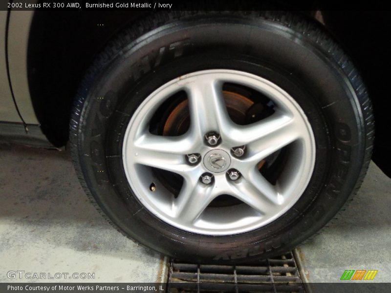 Burnished Gold Metallic / Ivory 2002 Lexus RX 300 AWD
