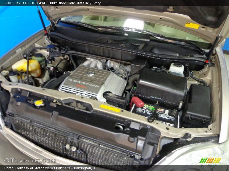  2002 RX 300 AWD Engine - 3.0 Liter DOHC 24-Valve VVT-i V6