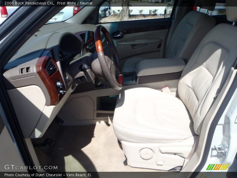 Frost White / Neutral 2006 Buick Rendezvous CXL