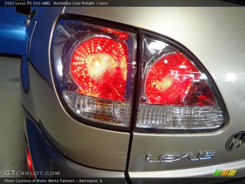 Burnished Gold Metallic / Ivory 2002 Lexus RX 300 AWD